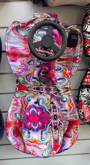 صورة سكوتر كريزي 36 فولت بطبعة ملونة معقدة